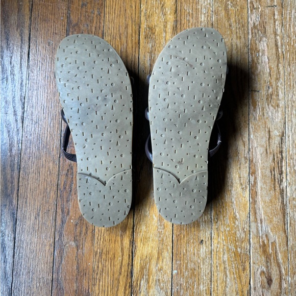 Charlotte Stone Dolly Brown Slide Sandals - Picture 3 of 4